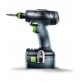 FESTOOL T 18+3 Li 5.2-Plus gręžtuvas - suktuvas 2x5.2 Ah